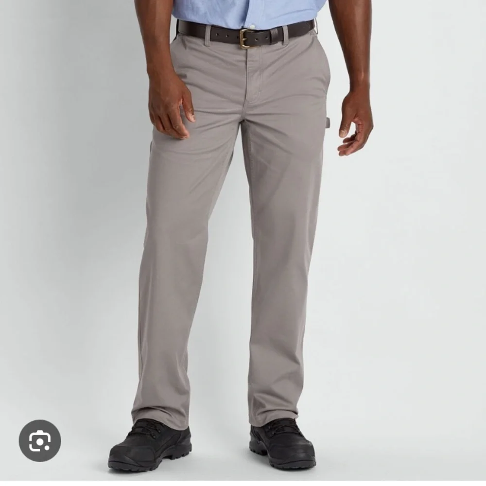 Duluth trading 40 grit Men's Gray carpenter Pants slim fit workwear office 44x30